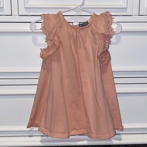 NWOT Tahari Toddler Girls Lace Sleeve Blouse 3T